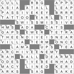 World in french crossword clue