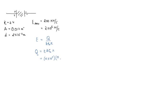 A certain parallel plate capacitor