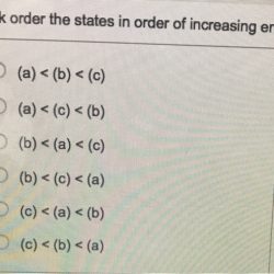 Calculate the entropy of each of the following states.