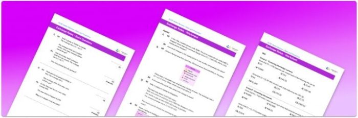 Exchange rates webquest and practice answer key