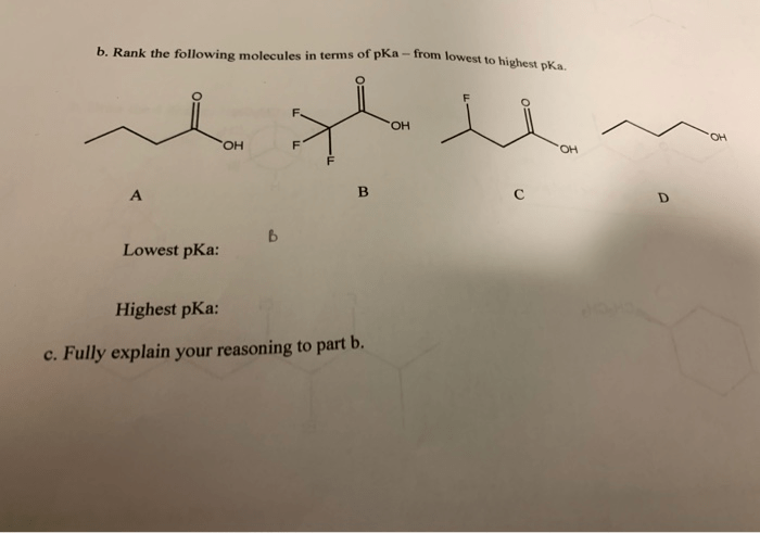 Which of the following compounds has the lowest pka